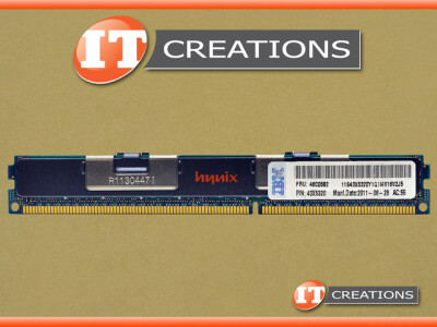 IBM 8GB PC3L-8500R DDR3-1066 REGISTERED ECC 4RX8 CL7 240 PIN 1.35V LOW VOLTAGE VERY LOW PROFILE MEMORY MODULE VLP video