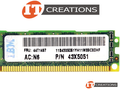 IBM 2GB PC3-10600R DDR3-1333 REGISTERED ECC 1RX4 CL9 240 PIN 1.5V VERY LOW PROFILE MEMORY MODULE VLP video