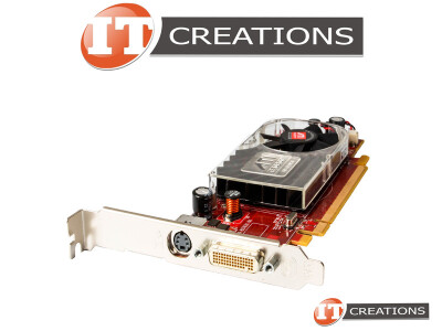 HP ATI RADEON X2400 GPU 256MB PCI-E X16 ( 1 ) ONE DMS-59 CONNECTOR ( 1 ) ONE 4 PIN S-VIDEO CONNECTOR GRAPHICS PROCESSING UNIT VIDEO CARD video