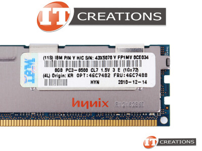 IBM 8GB PC3-8500R DDR3-1066 REGISTERED ECC 4RX8 CL7 240 PIN 1.5V MEMORY MODULE video