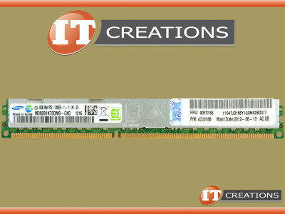 IBM 8GB PC3-12800R DDR3-1600 REGISTERED ECC 2RX4 CL11 240 PIN 1.5V VERY LOW PROFILE MEMORY MODULE VLP video