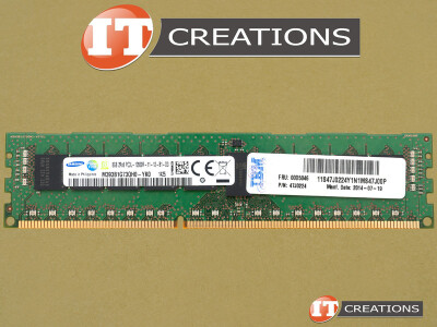 IBM 8GB PC3L-12800R DDR3-1600 REGISTERED ECC 2RX8 CL11 240 PIN 1.35V LOW VOLTAGE MEMORY MODULE video