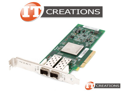 HP QLOGIC QLE2562 HBA 8GB PCI-E 2.0 X8 DUAL PORT FIBRE CHANNEL 82Q HOST BUS ADAPTER - ( 2 ) TWO SFP TRANSCEIVER PORTS video