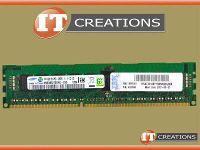IBM 4GB PC3-12800R DDR3-1600 REGISTERED ECC 1RX4 CL11 240 PIN 1.5V MEMORY MODULE video