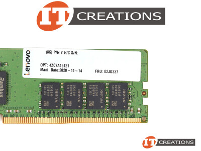 LENOVO 16GB PC4-25600AA-R DDR4-3200AA-R REGISTERED ECC 2RX8 CL22 288 PIN 1.20V MEMORY MODULE video