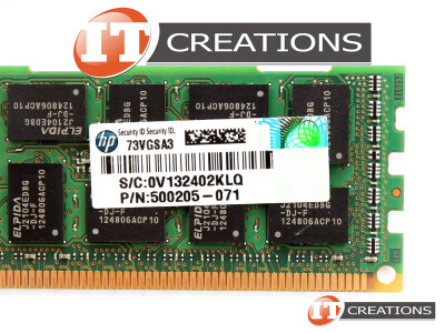 HP 8GB ( 1X8GB ) PC3-10600R DDR3-1333 REGISTERED ECC 2RX4 CL9 240 PIN MEMORY MODULE video