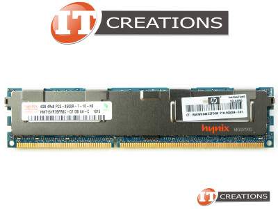 HP 4GB PC3-8500R DDR3-1066 REGISTERED ECC 4RX8 CL7 240 PIN 1.5V MEMORY MODULE video