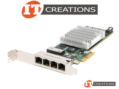 HP NC375T 10/100/1000T QUAD PORT PCI-E 2.0 X4 GIGABIT SERVER ADAPTER video