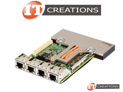 DELL / BROADCOM 57416/5720 RNDC 10GBASE-T DUAL PORT + 1GBASE-T DUAL PORT RACK NETWORK DAUGHTER CARD - BCM57416 / BCM957416 2X10GBE BT + BCM5720 2X1GBE BT / QUAD PORT QP / 10GB/S ETHERNET 2-PORT + 1GB/S ETHERNET 2-PORT / DP10 DP1 ( 2 ) TWO 10G RJ45 CONNNECTORS ( 2 ) TWO 1G RJ-45 CONNECTORS video