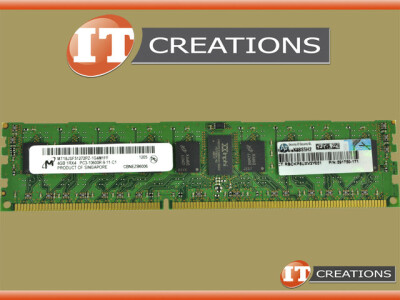 HP 4GB PC3-10600R DDR3-1333 REGISTERED ECC 1RX4 CL9 240 1.5V PIN MEMORY MODULE video