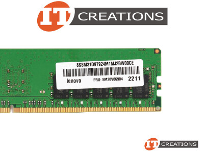 LENOVO 16GB PC4-25600 DDR4-3200AA-R REGISTERED ECC 2RX8 CL22 288 PIN 1.20V MEMORY MODULE ( PC4-3200AA-R ) video