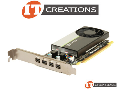 HP NVIDIA T1000 TURING GPU 8GB 896 CUDA CORES MEMORY INTERFACE 128 BIT GDDR6 MEMORY BANDWIDTH 160GB/S PCI-E 3.0 X16 ( 4 ) FOUR MINI DISPLAYPORTS DP GRAPHICS PROCESSING UNIT VIDEO CARD video