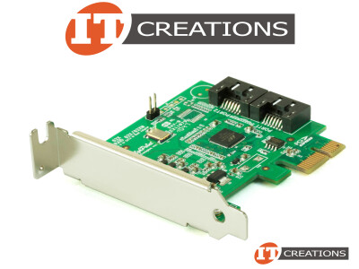 HIGHPOINT ROCKET 620 SATA III RAID CONTROLLER PCI-E 2.0 X1 6GB/S SATA3 HOST BUS ADAPTER HBA - ( 2 ) TWO SATA CONNECTIONS video