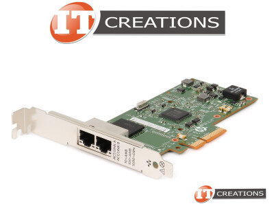 HP / HPE 361T ADAPTER V2 1GBASE-T DUAL PORT PCI-E 2.1 X4 SERVER NETWORK CARD - INTEL I350-T2V2 / I350T2V2 10 / 100 / 1000BASE-T / 1GB/S ETHERNET / 1GBE PCIE 2.0 256MB INTEGRATED BUFFER ( 2 ) TWO RJ45 CONNECTORS ( RJ-45 ) video