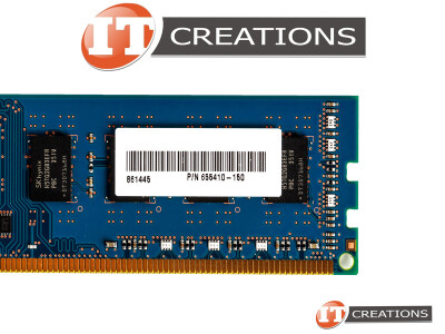 HP 4GB PC3-12800U DDR3-1600 UNBUFFERED NON ECC 2RX8 CL11 240 PIN 1.5V MEMORY MODULE video