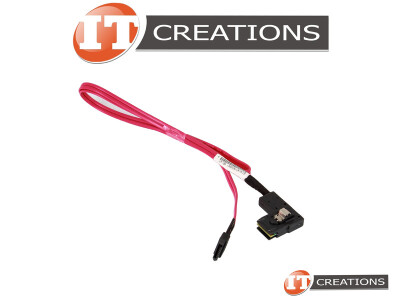 HP MINI SAS TO SATA RED CABLE - 33 INCH SFF-8087 RIGHT ANGLE ( SIDE ANGLE ) TO SERIAL ATA ( STRAIGHT ) video