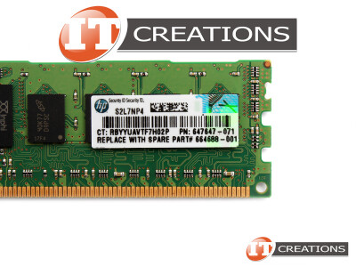 HP 4GB PC3L-10600R DDR3-1333 REGISTERED ECC 1RX4 CL9 240 PIN 1.35V LOW VOLTAGE MEMORY MODULE video