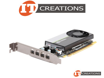 DELL NVIDIA T600 TURING GPU 4GB 640 CUDA CORES MEMORY INTERFACE 128 BIT GDDR6 MEMORY BANDWIDTH 160GB/S PCI-E 3.0 X16 ( 4 ) FOUR MINI DISPLAYPORTS MDP GRAPHICS PROCESSING UNIT VIDEO CARD video