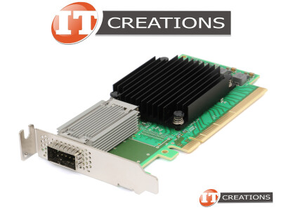 DELL / NVIDIA CONNECTX-5 EDR 100GB/S IB / 100GBE SINGLE PORT QSFP28 PCI-E 3.0 X16 NETWORK ADAPTER - MELLANOX CX555A 100GB/S ETHERNET 1-PORT / 100QSFP 1P / SP100 ENHANCED DATA RATE INFINIBAND / SP100 ( 1 ) ONE QUAD SMALL FORM FACTOR PLUGGABLE QSFP TRANSCEIVER SLOT video