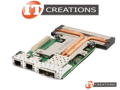 DELL / INTEL X710/I350 V2 RNDC 10GBE DA / SFP+ DUAL PORT + 1GBASE-T DUAL PORT RACK NETWORK DAUGHTER CARD - I350/X710 / X710 2X10GBE DA/SFP+ / I350 2X1GBE BT QUAD PORT / 10GB/S ETHERNET 2-PORT + 1GB/S ETHERNET 2-PORT ( 1000BASE-T ) / DP10 DP1 / QP video