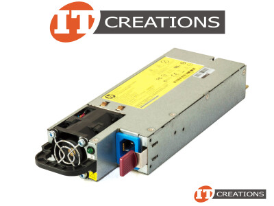 HP POWER SUPPLY 1500W AC INPUT 200-240V 8.3A 50-60HZ 94% EFFICIENCY PLC HOT PLUG - HPPS POWER LINE COMMUNICATION CONNECTOR OUTPUT +12V - 125A +12VSB - 2.5A video