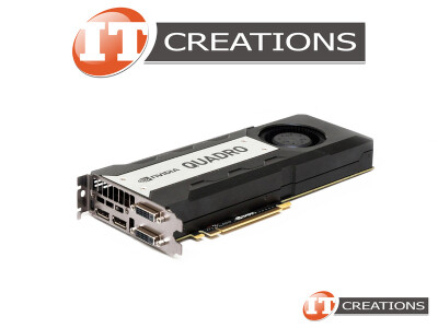 HP NVIDIA QUADRO K6000 GRAPHICS CARD 12GB 2880 CUDA CORES MEMORY INTERFACE 384 BIT GDDR5 MEMORY BANDWIDTH 288 GB/S PCI-E 3.0 X16 225W KEPLER GRAPHICS PROCESSING UNIT GPU VIDEO CARD video