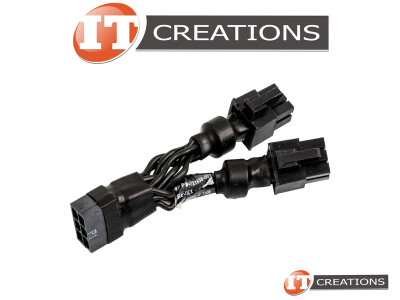 HP Y SPLIT GRAPHICS POWER CABLE ADAPTER - GFX PWR CBL ( 1 ) ONE 6 PIN ( FEMALE ) TO ( 2 ) TWO 6 PIN ( MALE ) video