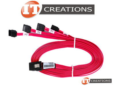 MOLEX MINI SAS TO SATA CABLE - ( 1 ) ONE SFF-8087 TO ( 4 ) FOUR SATA CONNECTORS video