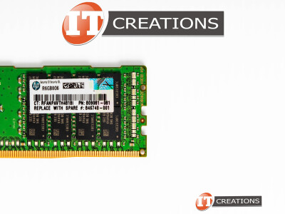 HP 16GB PC4-19200 DDR4-2400T-R REGISTERED ECC 2RX4 CL17 288 PIN 1.20V MEMORY MODULE ( PC4-2400T-R ) video