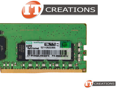 HP 16GB PC4-19200 DDR4-2400T-R REGISTERED ECC 1RX4 CL17 288 PIN 1.20V MEMORY MODULE ( PC4-2400T-R ) video