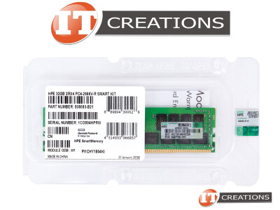 HP / HPE 32GB PC4-21300 DDR4-2666V-R REGISTERED ECC 2RX4 CL19 288 PIN 1.20V MEMORY MODULE ( PC4-2666V-R ) video