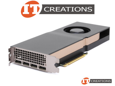 NVIDIA RTX A5500 GPU 24GB 10240 CUDA CORES MEMORY INTERFACE 384 BIT GDDR6 MEMORY BANDWIDTH 768GB/S PCI-E 4.0 X16 ( 4 ) FOUR DISPLAYPORTS DP GRAPHICS PROCESSING UNIT VIDEO CARD - AMPERE ARCHITECTURE video