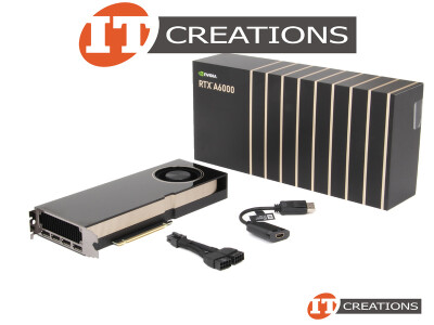 NVIDIA RTX A6000 GPU 48GB 10752 CUDA CORES MEMORY INTERFACE 384 BIT GDDR6 MEMORY BANDWIDTH 768GB/S PCI-E 4.0 X16 ( 4 ) FOUR DISPLAYPORTS DP GRAPHICS PROCESSING UNIT VIDEO CARD - AMPERE ARCHITECTURE video