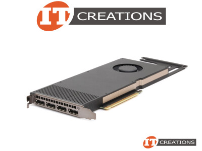 DELL NVIDIA RTX A4000 GPU 16GB 6144 CUDA CORES MEMORY INTERFACE 256 BIT GDDR6 MEMORY BANDWIDTH 448GB/S PCI-E 4.0 X16 ( 4 ) FOUR DISPLAYPORTS DP GRAPHICS PROCESSING UNIT VIDEO CARD video