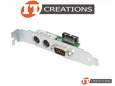HP PS2 / SERIAL PORT CARD - ( 2 ) TWO PS2 PORTS ( X1 MOUSE / X1 KB CONNECTORS ) ( 1 ) ONE DB9 ( DE9 )CONNECTOR ( KIT PN: N25945-001 / 56Q78AA ) video