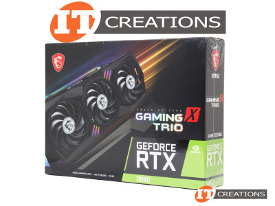 MSI NVIDIA GEFORCE RTX 3090 GAMING X TRIO 24G GPU 24GB 10496 CUDA CORES MEMORY INTERFACE 384 BIT GDDR6X PCI-E 4.0 X16 ( 3 ) THREE DISPLAYPORTS DP ( 1 ) ONE HDMI GRAPHICS PROCESSING UNIT VIDEO CARD - AMPERE ARCHITECTURE video