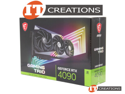 MSI NVIDIA GEFORCE RTX 4090 GAMING TRIO GPU 24GB 16384 CUDA CORES MEMORY INTERFACE 384 BIT GDDR6X PCI-E 4.0 X16 ( 3 ) THREE DISPLAYPORTS DP ( 1 ) ONE HDMI GRAPHICS PROCESSING UNIT VIDEO CARD - ADA LOVELACE ARCHITECTURE video