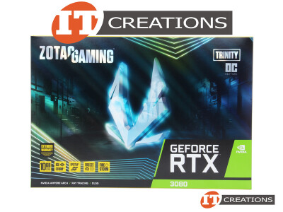 ZOTAC GAMING GEFORCE RTX 3080 TRINITY OC GPU LHR VERSION 10GB 8704 CUDA CORES MEMORY INTERFACE 320 BIT GDDR6X PCI-E 4.0 X16 ( 3 ) THREE DISPLAYPORTS D video