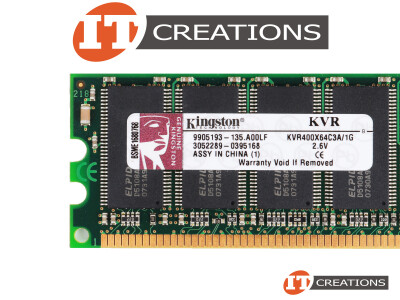 KINGSTON 1GB PC-3200 DDR-400 UNBUFFERED NON ECC CL3 184 PIN 2.6V MEMORY MODULE video