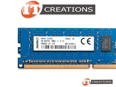 KINGSTON 2GB PC3-12800E DDR3-1600 UNBUFFERED ECC 1RX8 CL11 240 PIN 1.5V MEMORY MODULE video