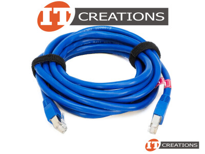 HP BLUE CAT 6 RJ45 STP 3M CABLE - 9.5 FT RJ-45 CAT6 CATEGORY 6 SHIELDED TWISTED PAIR video