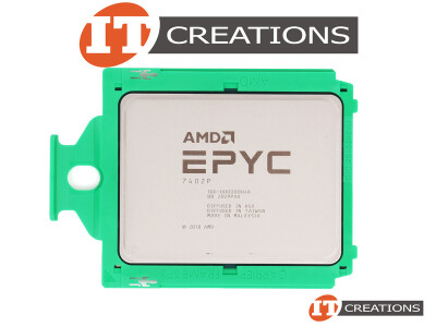AMD EPYC 24 CORE PROCESSOR 7402P 2.8GHZ BASE / 3.35GHZ MAX 128MB L3 CACHE TDP 180W SP3 SOCKET ( ROME ) ( 2ND GEN ) ( SINGLE SOCKET SERVER CPU / 1P ) ( VENDOR UNLOCKED ) video