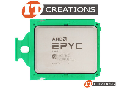 AMD EPYC 32 CORE PROCESSOR 7502P 2.5GHZ BASE / 3.35GHZ MAX 128MB L3 CACHE TDP 180W SP3 SOCKET ( ROME ) ( 2ND GEN ) ( SINGLE SOCKET SERVER CPU / 1P ) video
