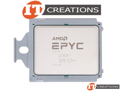 AMD EPYC 32 CORE PROCESSOR 7543P 2.8GHZ BASE / 3.7GHZ MAX 256MB L3 CACHE TDP 225W SP3 SOCKET ( MILAN ) ( 3RD GEN ) ( SINGLE SOCKET SERVER CPU / 1P ) video