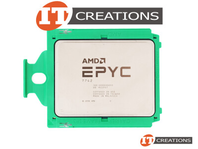 AMD EPYC 64 CORE PROCESSOR 7742 2.25GHZ BASE / 3.4GHZ MAX 256MB L3 CACHE TDP 225W SP3 SOCKET ( ROME ) ( 2ND GEN ) video