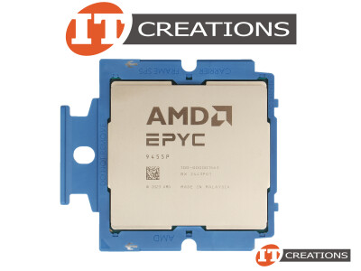 AMD EPYC 48 CORE PROCESSOR 9455P 3.15GHZ BASE / 4.4GHZ MAX 256MB L3 CACHE TDP 300W SP5 SOCKET ( TURIN ) ( 5TH GEN ) ( SINGLE SOCKET SERVER CPU / 1P ) video