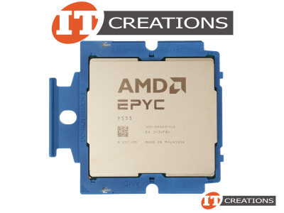 AMD EPYC 64 CORE PROCESSOR 9555 3.2GHZ BASE / 4.4GHZ MAX 256MB L3 CACHE TDP 360W SP5 SOCKET ( TURIN ) ( 5TH GEN ) video