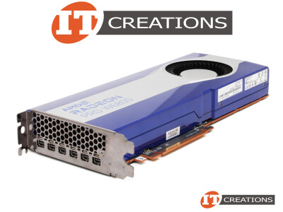 AMD RADEON PRO W6800 GPU 32GB 3840 STREAM PROCESSORS MEMORY INTERFACE 256 BIT GDDR6 MEMORY BANDWIDTH 512GB/S PCI-E 4.0 X16 ( 6 ) SIX MINI DISPLAYPORTS MDP GRAPHICS PROCESSING UNIT VIDEO CARD - PROFESSIONAL GRAPH DUAL SLOT video