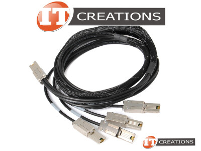 HP / HPE STOREEVER EXTERNAL MINI SAS TO X4 EXT MINI SAS 2M CABLE - 6.5FT ( 1 ) ONE SFF-8088 TO ( 4 ) FOUR SFF-8088 video