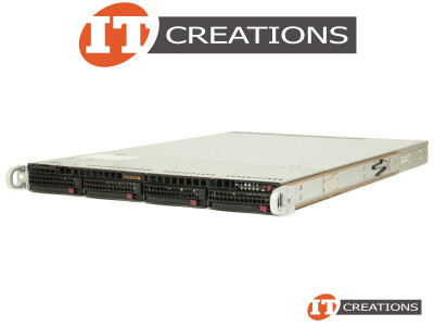 SUPERMICRO WIO A+ SERVER AS-1014S-WTRT 3.5 INCH LFF 4 BAY HSHD HSPS PRE CONFIGURATION 1U SERVER CHASSIS NEW ( CSE-815 / CSE-815TS-R504WBP4 ) - SUPPORTS MOBO H12SSW-NT ( 1 ) ONE SP3 SOCKET ( COMPATIBLE WITH 3RD GEN / 2ND GEN AMD EPYC PROCESSORS - MILAN 7003 / ROME 7002 SERIES ) ( 8 ) EIGHT DDR4 DIMM SLOTS ( 2 ) TWO 10GBASE-T LAN PORTS ( BROADCOM BCM57416 ) UP TO ( 3 ) THREE PCI-E 4.0 INTERFACES ( 2X16 FHHL + 1X16 HH ) - ( 2 ) TWO M.2 PCIE NVME + LARGE FORM FACTOR 4B / 4LFF HOT SWAP HARD DRIVE HOT SWAP POWER SUPPLY video